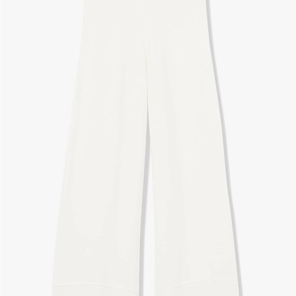 The Drop Bernadette Pull-on Loose-fit Cropped Sweater Pants Cream Sz 2X Women - Picture 6 of 7